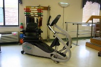 Nustep in therapy gym